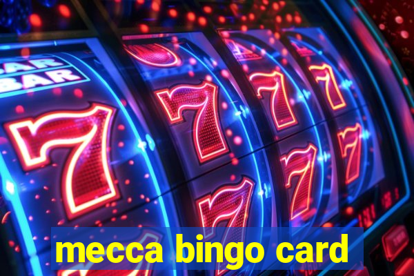 mecca bingo card