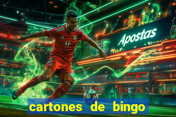 cartones de bingo para imprimir