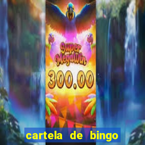 cartela de bingo para educa??o infantil