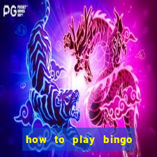 how to play bingo with playing cards