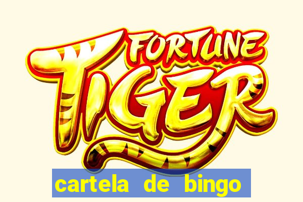 cartela de bingo para imprimir gratis