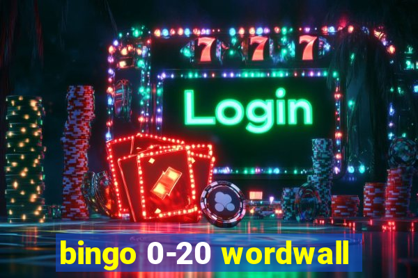 bingo 0-20 wordwall