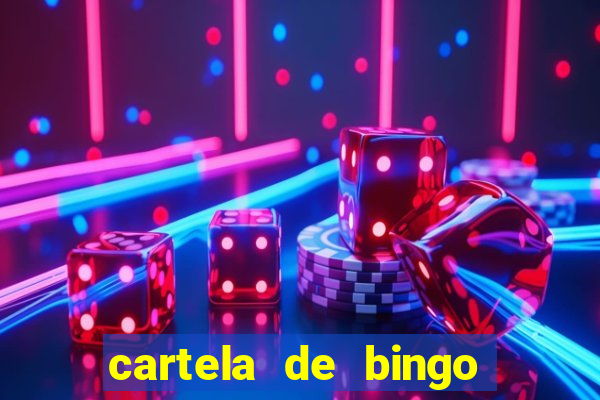 cartela de bingo da sorte