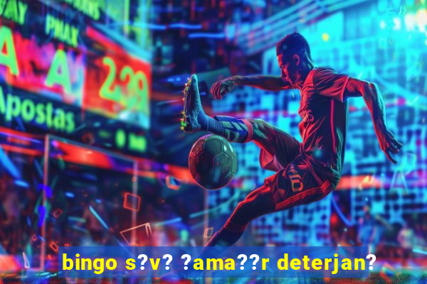 bingo s?v? ?ama??r deterjan?