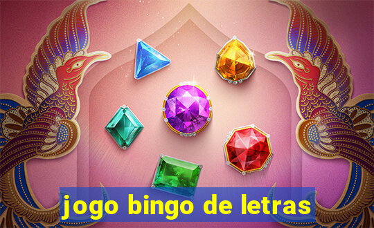 jogo bingo de letras