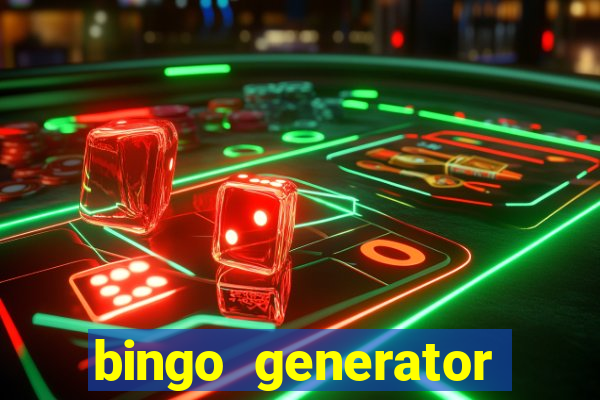 bingo generator with images