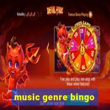 music genre bingo