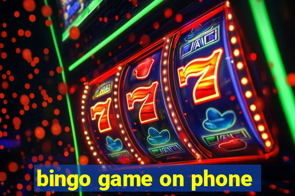 bingo game on phone