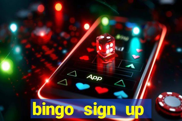 bingo sign up offers no wagering