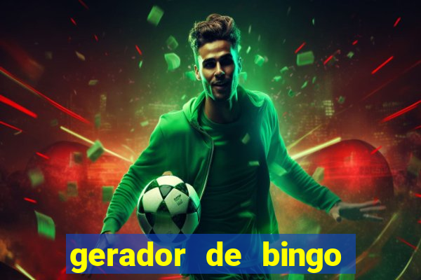 gerador de bingo cha de bebe