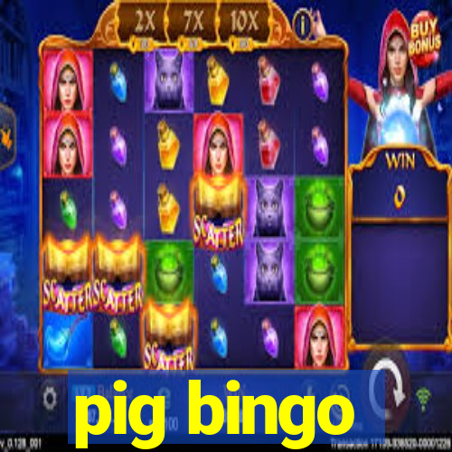 pig bingo