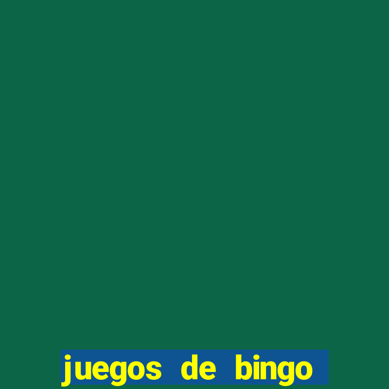 juegos de bingo para comprar