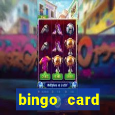 bingo card generator with pictures