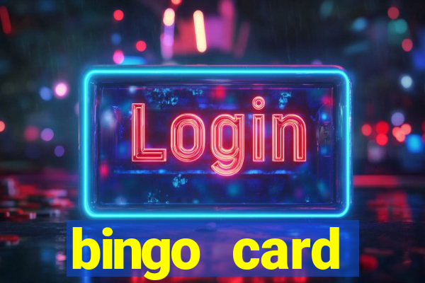 bingo card generator with pictures