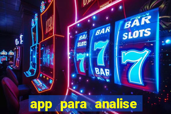 app para analise de jogos