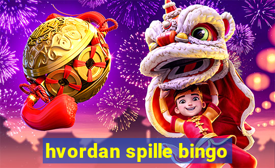 hvordan spille bingo