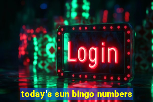 today's sun bingo numbers