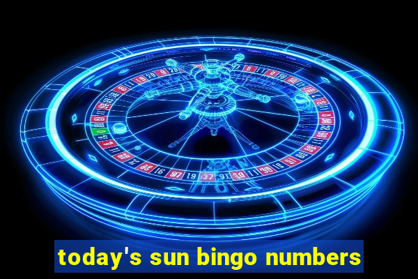 today's sun bingo numbers