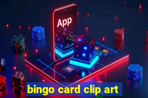 bingo card clip art