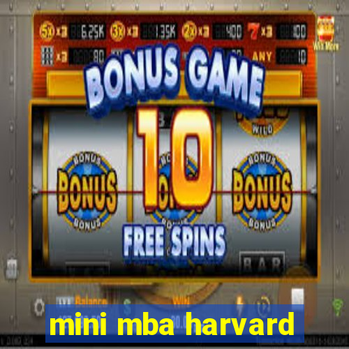 mini mba harvard