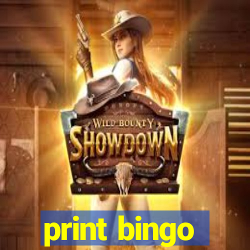 print bingo