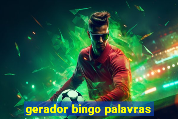 gerador bingo palavras