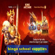 bingo school supplies