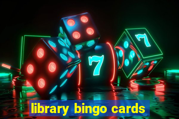 library bingo cards