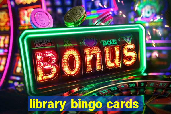 library bingo cards