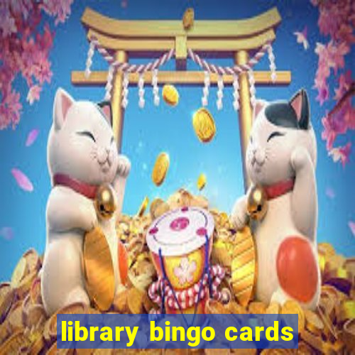 library bingo cards