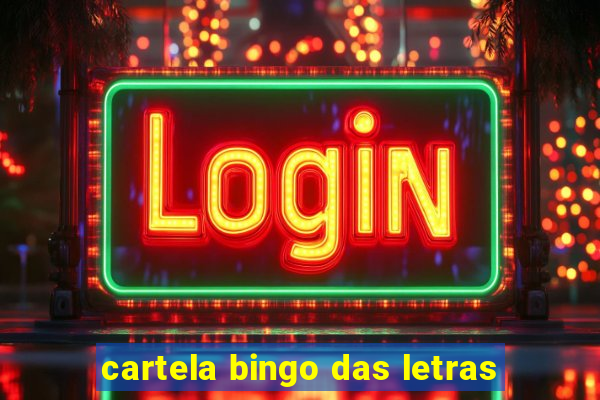 cartela bingo das letras