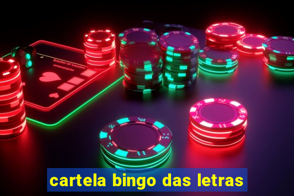 cartela bingo das letras