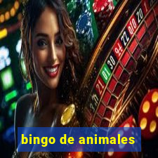 bingo de animales