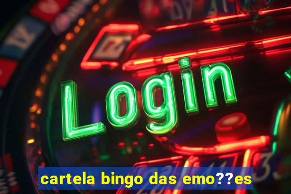 cartela bingo das emo??es