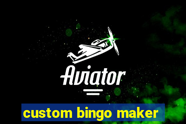 custom bingo maker