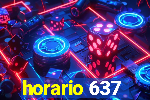 horario 637