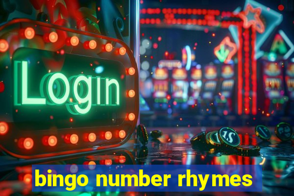 bingo number rhymes