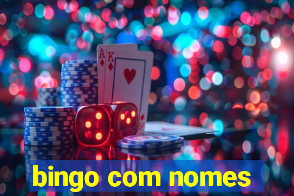 bingo com nomes