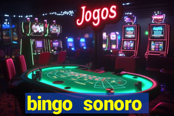 bingo sonoro educa??o infantil