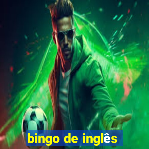 bingo de inglês