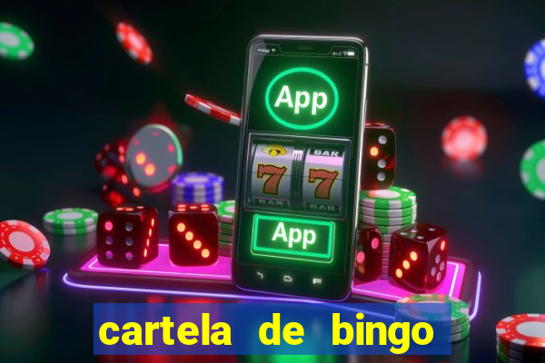 cartela de bingo até 30