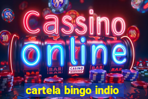 cartela bingo indio