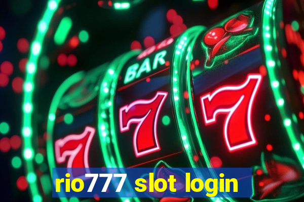 rio777 slot login