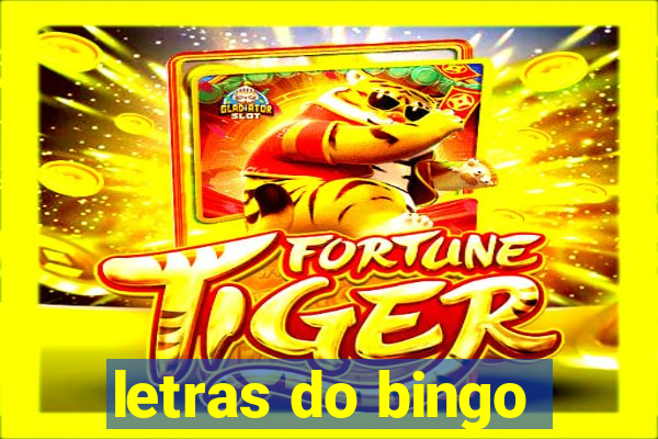 letras do bingo