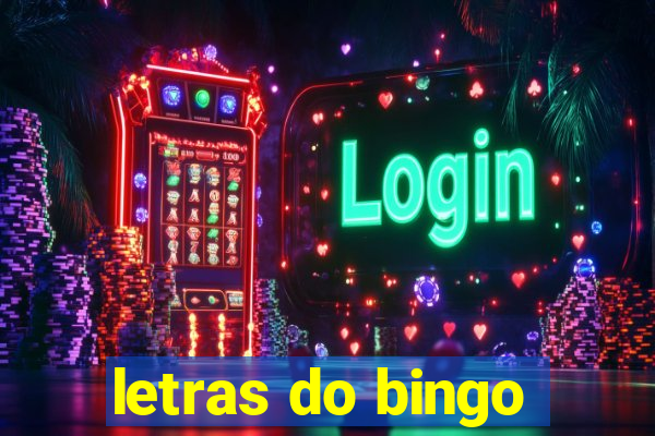 letras do bingo