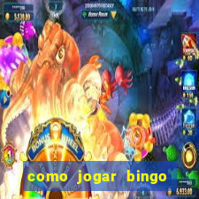 como jogar bingo de cartela