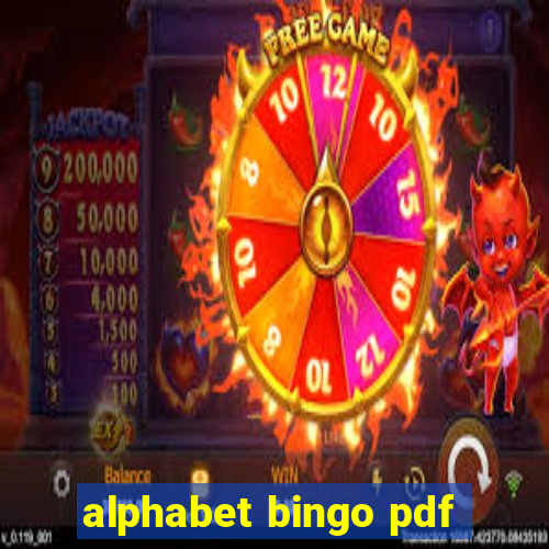 alphabet bingo pdf